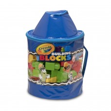 Crayola Kids At Work 80 Piece Blocks w/ 14" Tote - Blue   565312791